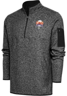 Antigua Chicago American Giants Mens Black Fortune Big and Tall 1/4 Zip Pullover