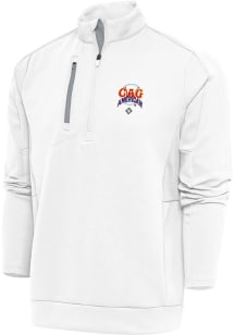 Antigua Chicago American Giants Mens White Generation Long Sleeve 1/4 Zip Pullover