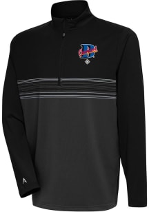 Antigua Cleveland Buckeyes Mens Black Pace Pullover Jackets