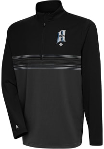 Antigua Homestead Grays Mens Black Pace Pullover Jackets