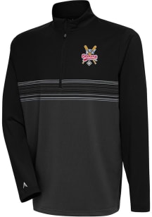 Antigua Indianapolis Clowns Mens Black Pace Pullover Jackets