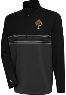 Antigua Pittsburgh Crawfords Mens Black Pace Pullover Jackets