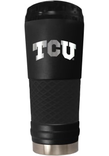 TCU Horned Frogs Stealth 24oz Powder Coated Stainless Steel Tumbler - Black