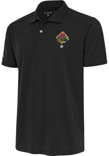 Antigua Pittsburgh Crawfords Grey Tribute Big and Tall Polo