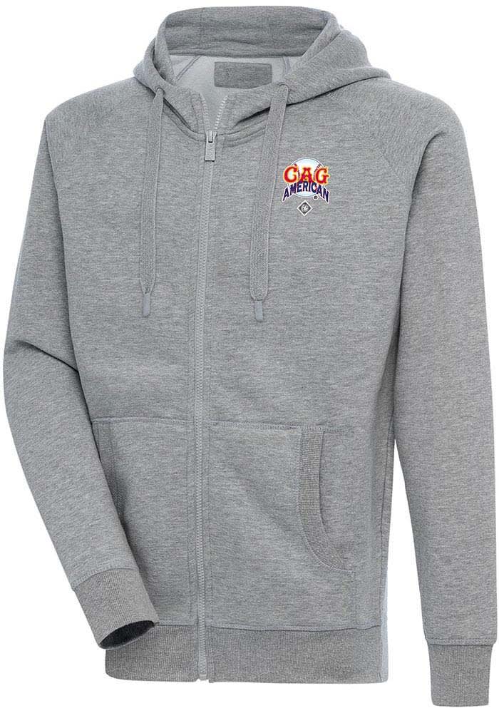 Profile Men's Red, Heather Gray St. Louis Cardinals Big and Tall Raglan  Full-Zip Track Jacket