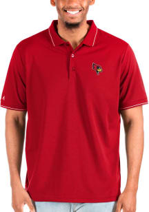 Antigua Illinois State Redbirds Red Affluent Big and Tall Polo