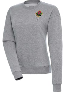 Antigua Pittsburgh Crawfords Womens Grey Victory Crew Sweatshirt