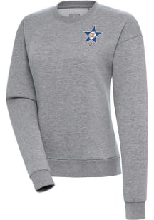 Antigua St Louis Stars Womens Grey Victory Crew Sweatshirt