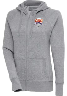 Antigua Chicago American Giants Womens Grey Victory Long Sleeve Full Zip Jacket