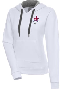 Antigua Detroit Stars Womens White Victory Hooded Sweatshirt