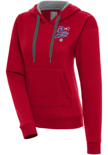 Antigua Philadelphia Stars Womens Red Victory Hooded Sweatshirt