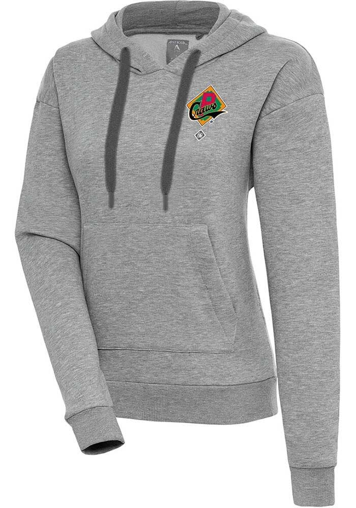 Antigua Pittsburgh Crawfords Womens GREY Victory Hoodie 133075007