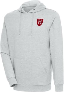 Antigua Harvard Crimson Mens Grey Action Pullover Jackets