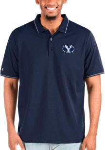 Antigua BYU Cougars Navy Blue Affluent Big and Tall Polo