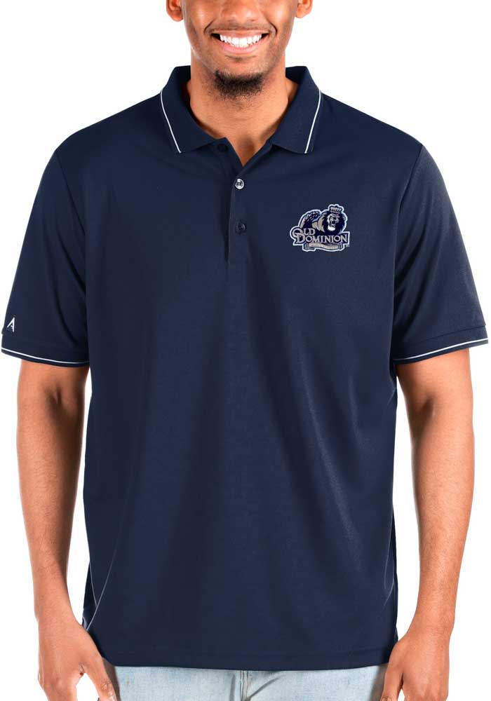 Antigua Old Dominion Monarchs Mens Navy Blue Affluent Big and Tall Polos Shirt