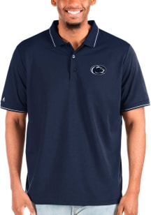 Antigua Penn State Nittany Lions Navy Blue Affluent Big and Tall Polo