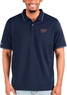 Antigua UTEP Miners Navy Blue Affluent Big and Tall Polo