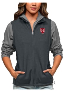 Antigua Harvard Crimson Womens Charcoal Course Vest