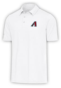 Antigua Arizona Diamondbacks Mens White Par 3 Short Sleeve Polo