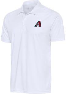 Antigua Arizona Diamondbacks Mens White Tribute Short Sleeve Polo