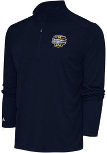Antigua Michigan Wolverines Mens Navy Blue 2023 College Football Playoff Champions Tribute Long ..