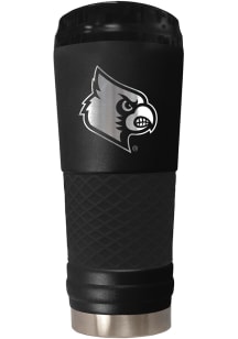 Louisville Cardinals Stealth 24oz Powder Coated Stainless Steel Tumbler - Black