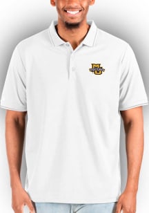Antigua Marquette Golden Eagles White Affluent Big and Tall Polo