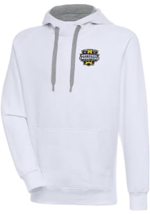Antigua Michigan Wolverines Mens White 2023 College Football Playoff Champions Victory Long Slee..