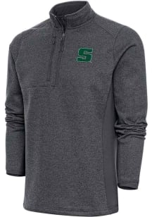 Antigua Slippery Rock Mens Charcoal Course Pullover Jackets
