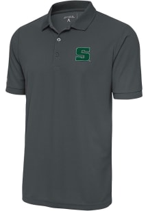 Antigua Slippery Rock Grey Legacy Pique Big and Tall Polo