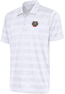 Antigua Washington University Bears Mens White Compass Short Sleeve Polo