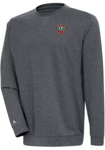 Antigua Washington University Bears Mens Charcoal Reward Long Sleeve Crew Sweatshirt
