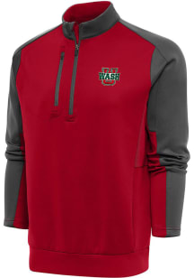 Antigua Washington University Bears Mens Red Team Long Sleeve 1/4 Zip Pullover