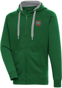 Antigua Washington University Bears Mens Green Victory Long Sleeve Full Zip Jacket