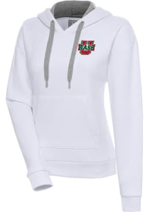 Antigua Washington University Bears Womens White Victory Hooded Sweatshirt