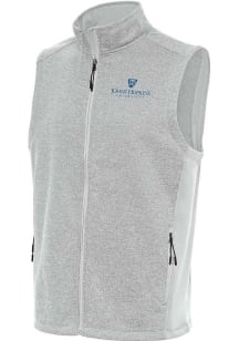 Antigua Johns Hopkins Blue Jays Mens Grey Course Sleeveless Jacket