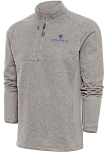 Antigua Johns Hopkins Blue Jays Mens Oatmeal Course Pullover Jackets