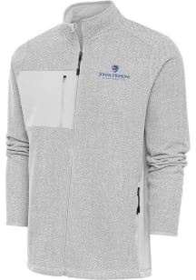 Antigua Johns Hopkins Blue Jays Mens Grey Course Medium Weight Jacket