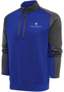 Antigua Johns Hopkins Blue Jays Mens Blue Team Long Sleeve 1/4 Zip Pullover