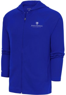 Antigua Johns Hopkins Blue Jays Mens Blue Legacy Long Sleeve Full Zip Jacket