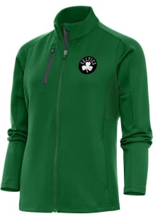Antigua Boston Celtics Womens Green Metallic Logo Generation Light Weight Jacket