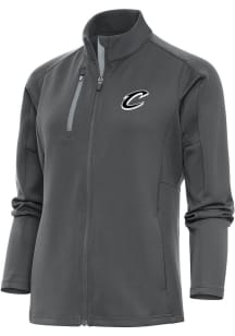 Antigua Cleveland Cavaliers Womens Grey Metallic Logo Generation Light Weight Jacket