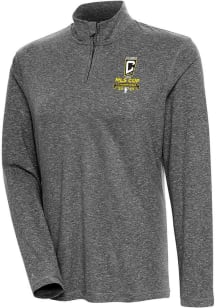 Antigua  Womens Black 2023 MLS Cup Champions Confront 1/4 Zip Pullover