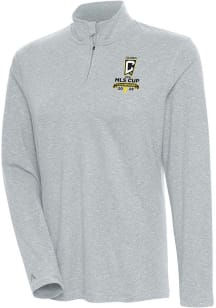 Antigua  Womens Grey 2023 MLS Cup Champions Confront 1/4 Zip Pullover