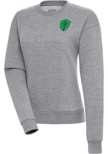 Antigua Seattle Sounders FC Womens Grey Victory Crew Sweatshirt