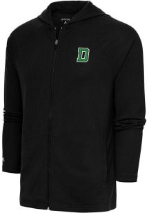 Antigua Dartmouth Big Green Mens Black Legacy Long Sleeve Full Zip Jacket