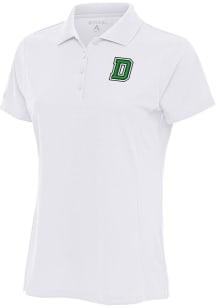 Antigua Dartmouth Big Green Womens White Legacy Pique Short Sleeve Polo Shirt