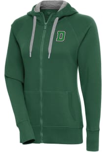 Antigua Dartmouth Big Green Womens Green Victory Long Sleeve Full Zip Jacket