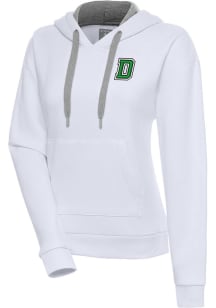 Antigua Dartmouth Big Green Womens White Victory Hooded Sweatshirt