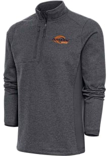 Antigua Pepperdine Waves Mens Grey Course Pullover Jackets